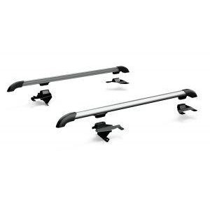 Jeep JKU 4 Door Nebo Roof Rack Main Rail Kit Silver 07-18 Wrangler JKU TeraFlex