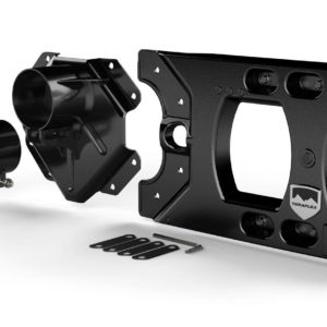 Jeep JK/JKU Alpha HD Hinged Spare Tire Carrier and Alpha HD Adjustable Spare Tire Mounting Kit Complete 07-18 Wrangler JK/JKU TeraFlex