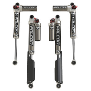 Jeep JL Piggyback Shocks Falcon SP2 3.3 Fast Adjust 0-1.5 Inch Lift All 4 For 10-Pres Wrangler JL 4 Door TeraFlex