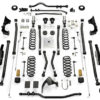 Jeep JK Long Arm Suspension 6 Inch Alpine RT6 System No Shock Absorbers For 07-18 Wrangler JK 4 Door TeraFlex