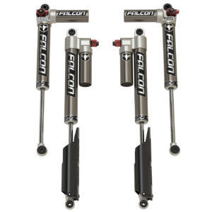Jeep Gladiator Piggyback Shocks Falcon SP2 3.3 Fast Adjust 3.5-4.5 Inch Lift All 4 For 20-Pres Gladiator TeraFlex