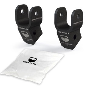 Jeep JL and Jeep JT 2 Inch Shock Extension Bracket Kit - Front (2-2.5 Inch Lift) TeraFlex