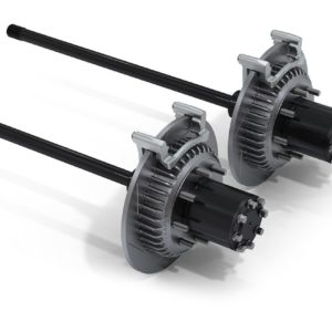 Jeep JK Rear CRD60 8-Lug Full-Float Conversion Kit w/ Performance Slotted Rotors for 3.25 Inch Tube 07-18 Wrangler JK TeraFlex